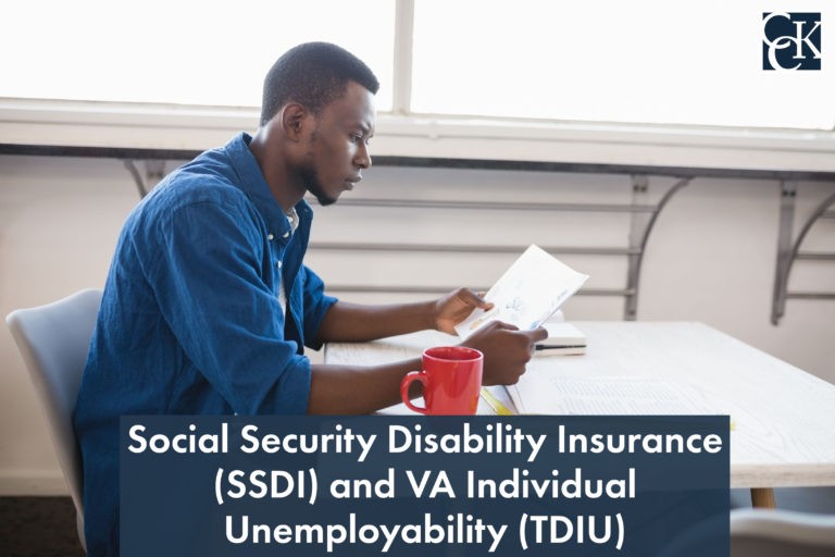 Social Security Disability Insurance (SSDI) and VA Individual Unemployability (TDIU)
