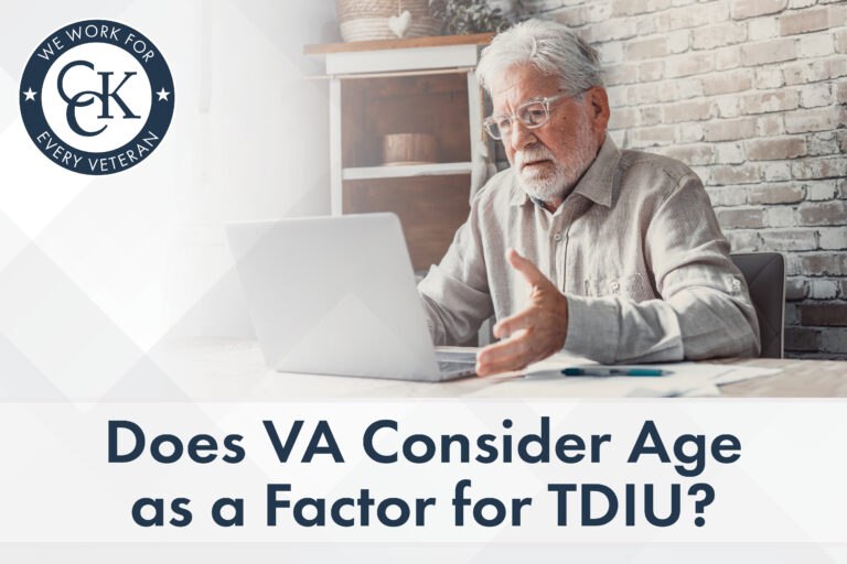 Does VA Consider Age As a Factor for TDIU?