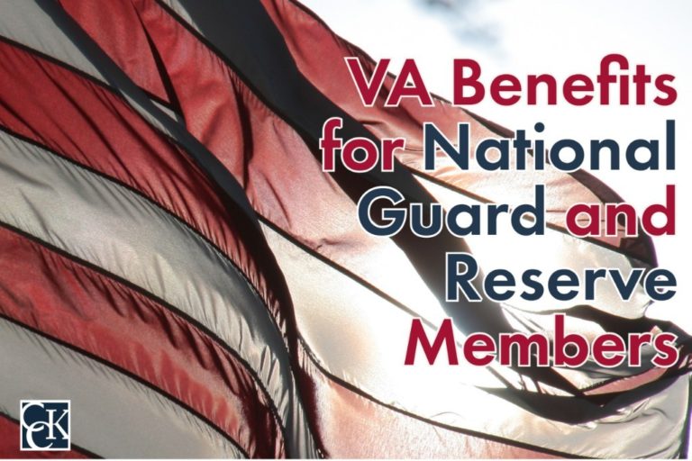 VA Benefits for National Guard and Reserve Members