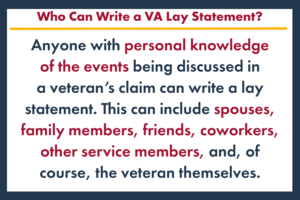 How to use lay evidence for va disability claims