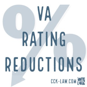 What Happens When VA Proposes to Reduce My Disability Rating?
