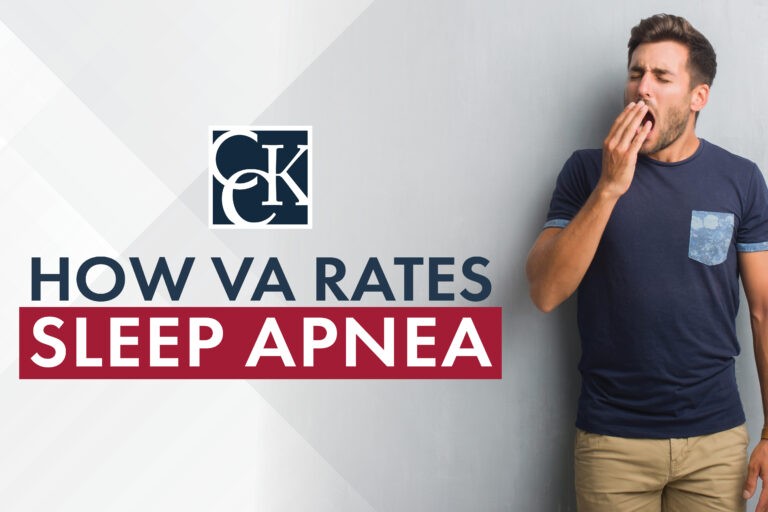 How VA Rates Sleep Apnea