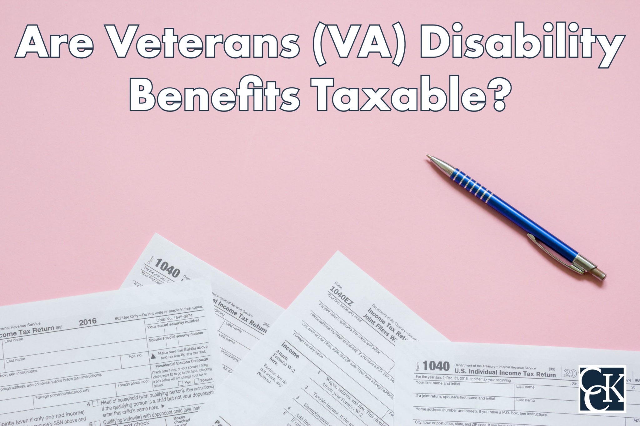 Are Veterans Va Disability Benefits Taxable Cck Law