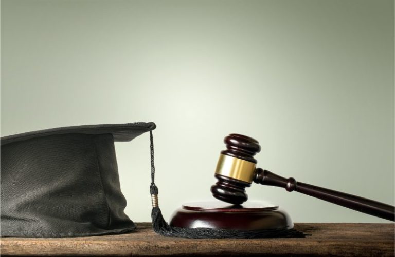 wood gavel law school cap scholarship for veterans