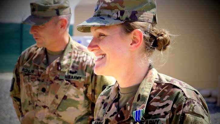 women veterans smiling