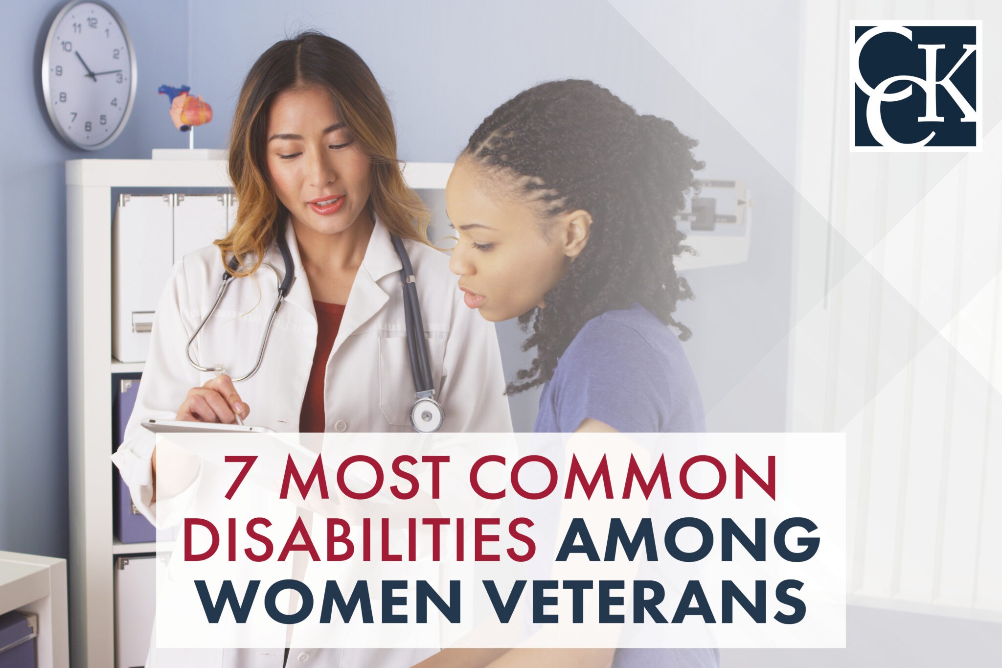 7 Most Common Disabilities Among Women Veterans CCK Law