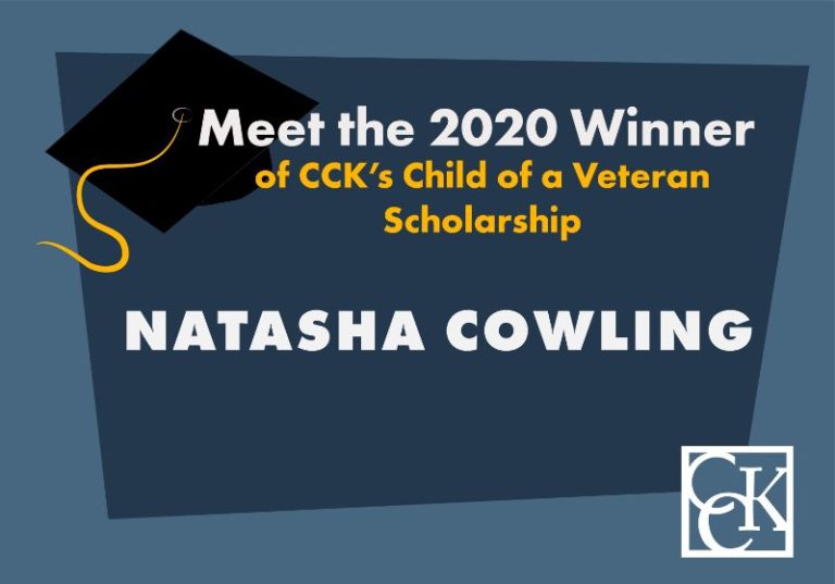 Natasha Cowling 2020 Scholarship Winner