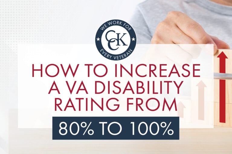 How to Increase a VA Disability Rating from 80% to 100%