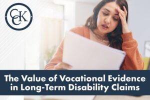 The Value of Vocational Evidence in Long-Term Disability Claims