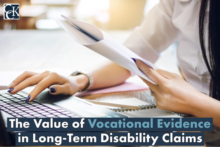 The Value of Vocational Evidence in Long-Term Disability Claims