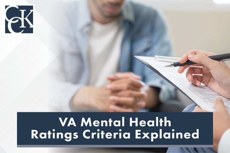 VA Mental Health Ratings Criteria Explained