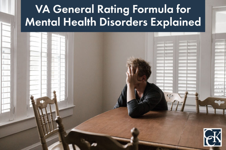 VA General Rating Formula for Mental Health Disorders Explained