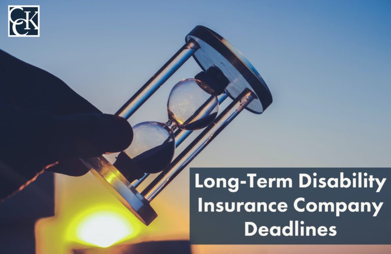 Long-Term Disability (LTD) Insurance Company Deadlines
