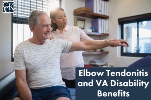 Elbow Tendonitis (Tennis Elbow) and VA Disability Benefits