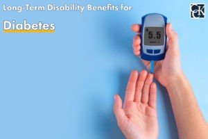 Long-term disability benefits for diabetes