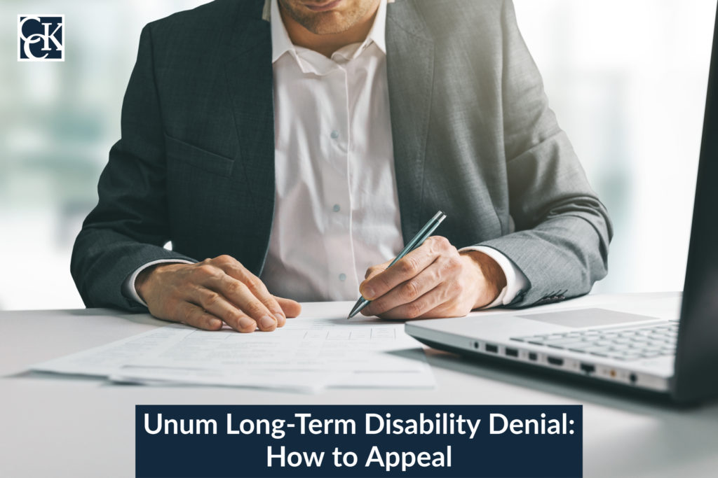 MetLife LongTerm Disability Denial How to Appeal CCK Law
