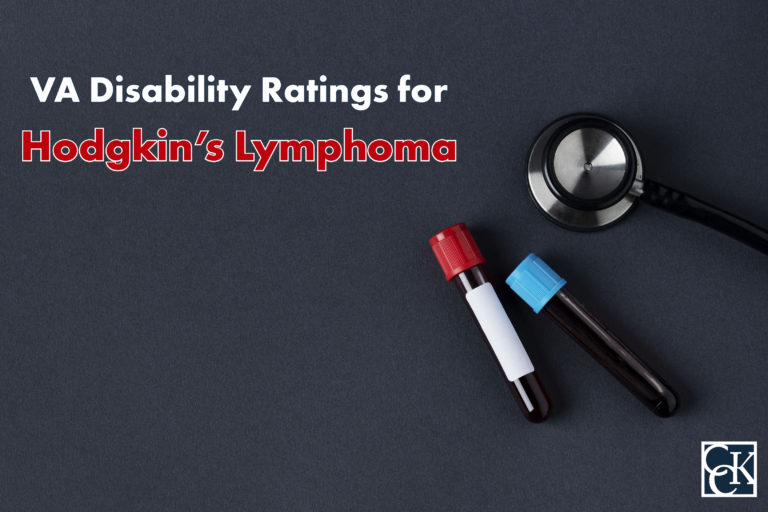 VA Disability Ratings for Hodgkin’s Lymphoma