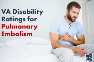VA Disability for Pulmonary Embolism