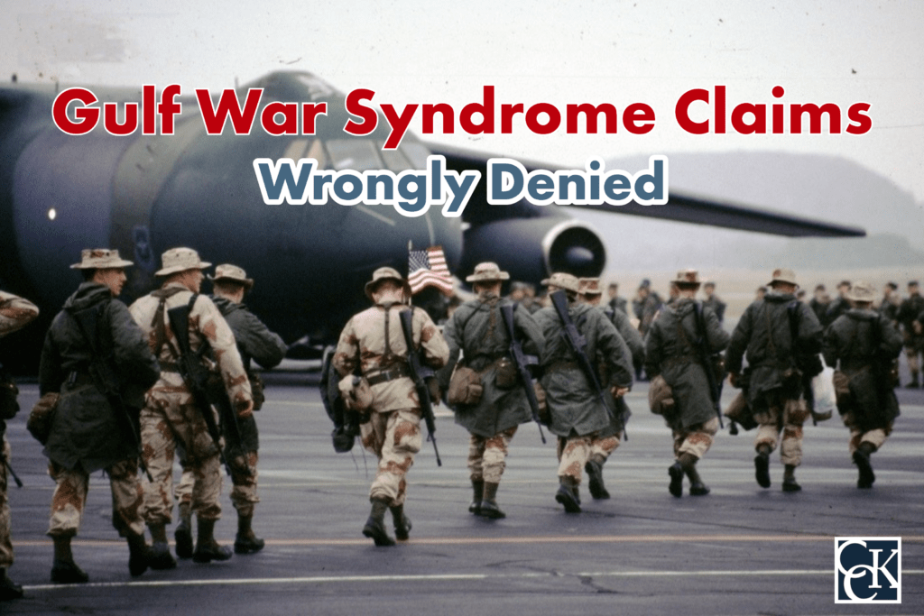 gulf war syndrome claims wrongly denied
