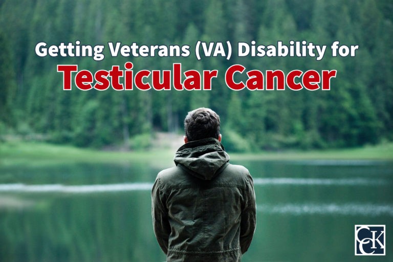 getting veterans VA disability for testicular cancer