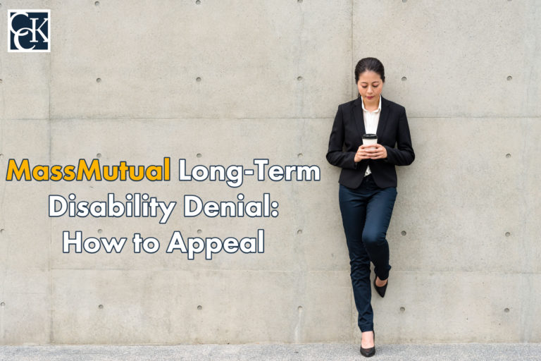 MassMutual Long-Term Disability Denial: How to Appeal