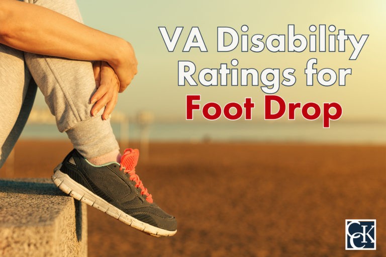 VA Disability Ratings for Foot Drop