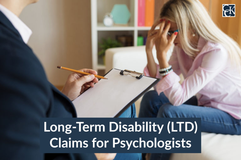 Long-Term Disability (LTD) Claims for Psychologists