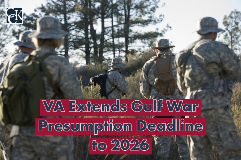 VA Extends Gulf War Presumption Deadline to 2026