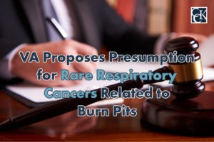VA Proposes Presumption for Rare Respiratory Cancers Related to Burn Pits
