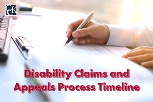 Disability Claims and Appeals Process Timeline