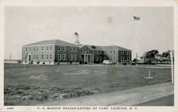 Marine Headquarters at Camp Lejeune