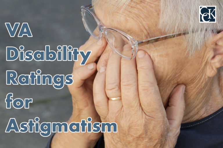 VA Disability Ratings for Astigmatism