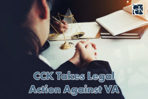 CCK Takes Legal Action Against the Department of Veterans Affairs