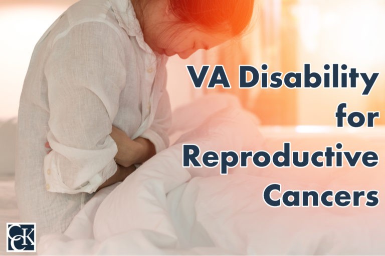 VA Disability for Reproductive Cancers