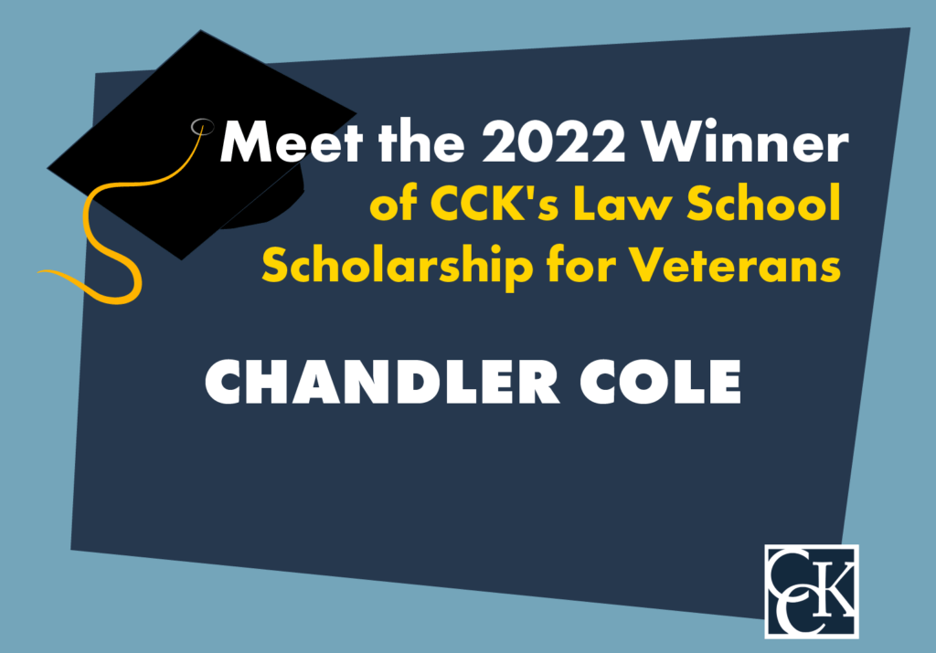 2022 law school scholarship winner banner