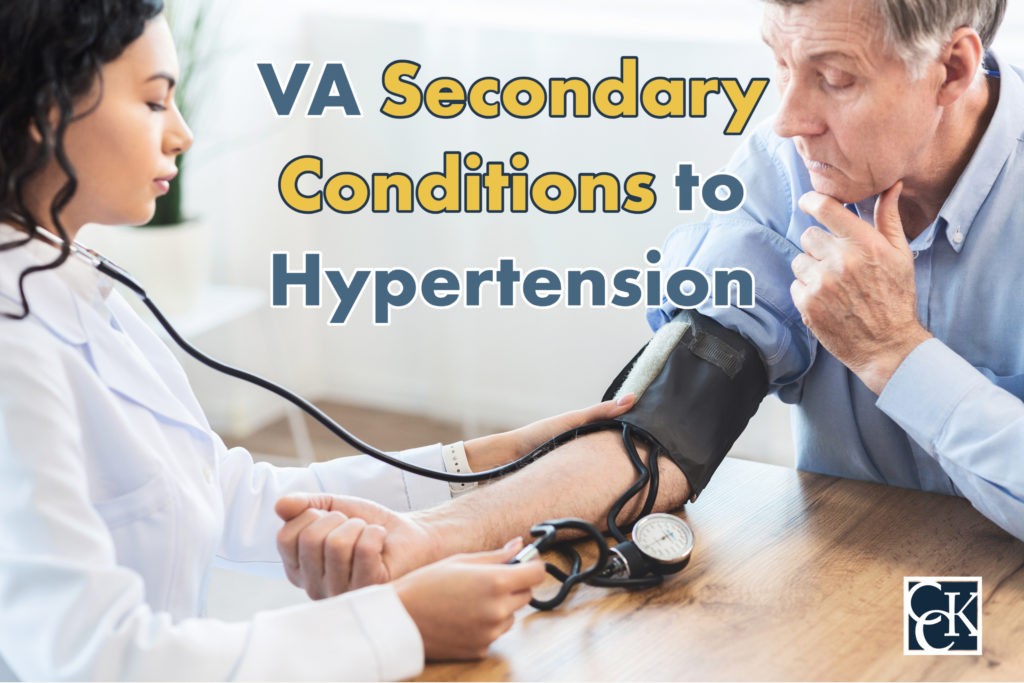 Secondary Hypertension Ratings for VA Disability | CCK Law