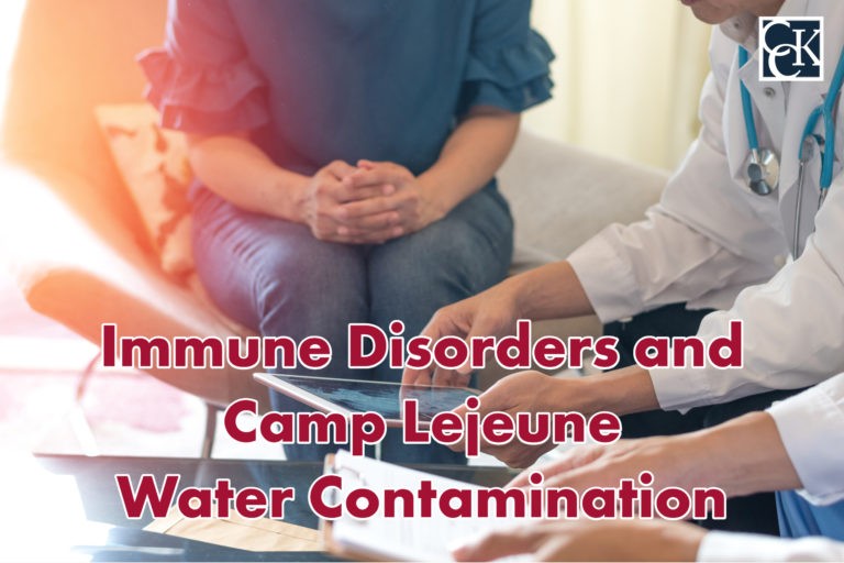 Immune Disorders and Camp Lejeune Water Contamination