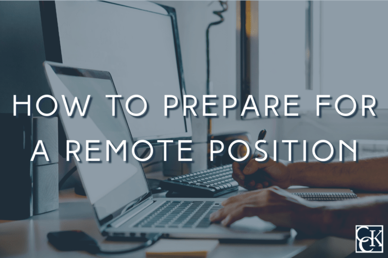 How to Prepare for a Remote Position