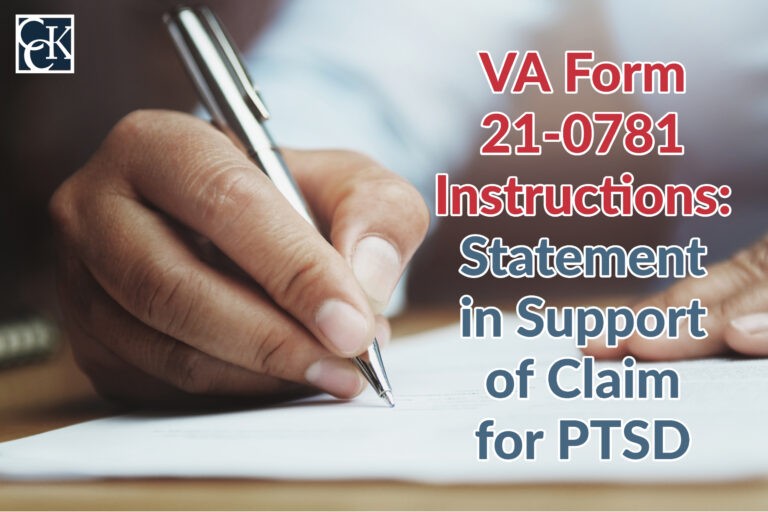 VA Form 21-0781 Instructions_ Statement in Support of Claim for PTSD