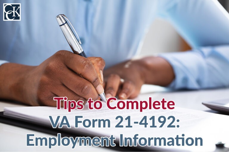 Tips to Complete VA Form 21-4192: Employment Information