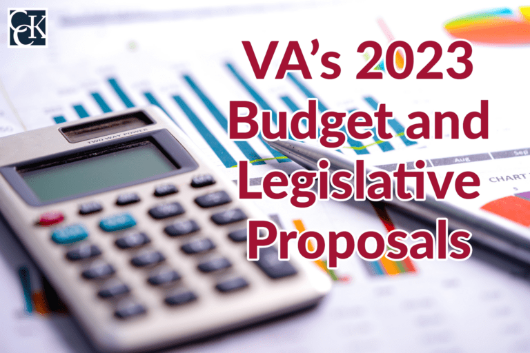 VA’s 2023 Budget and Legislative Proposals