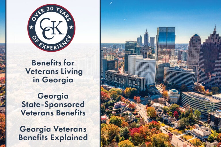 Georgia State Veterans Benefits; benefits Georgia offers to veterans living in the state