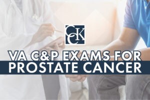 VA C&P Exams for Prostate Cancer