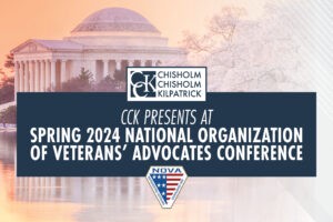 CCK Presents at Spring 2024 National Organization of Veterans' Advocates Conference (NOVA)