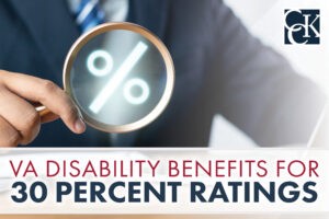 VA Disability Benefits for 30 Percent Ratings