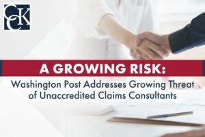 A Growing Risk: Washington Post Addresses Growing Threat of Unaccredited Claims Consultants