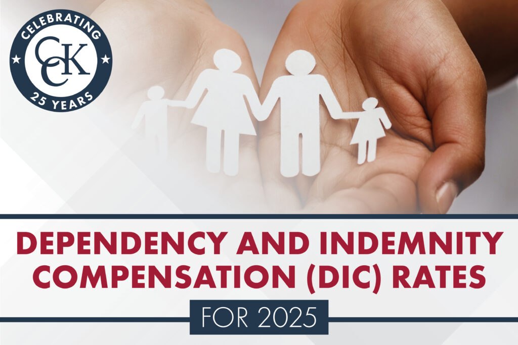 Dependency and Indemnity Compensation (DIC) Rates for 2025 CCK Law