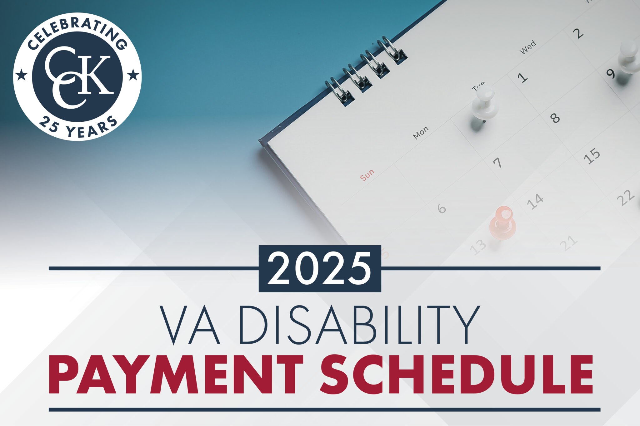 2025 Disability Payment Schedule