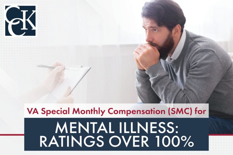 VA Special Monthly Compensation for Mental Illness: Ratings Over 100%