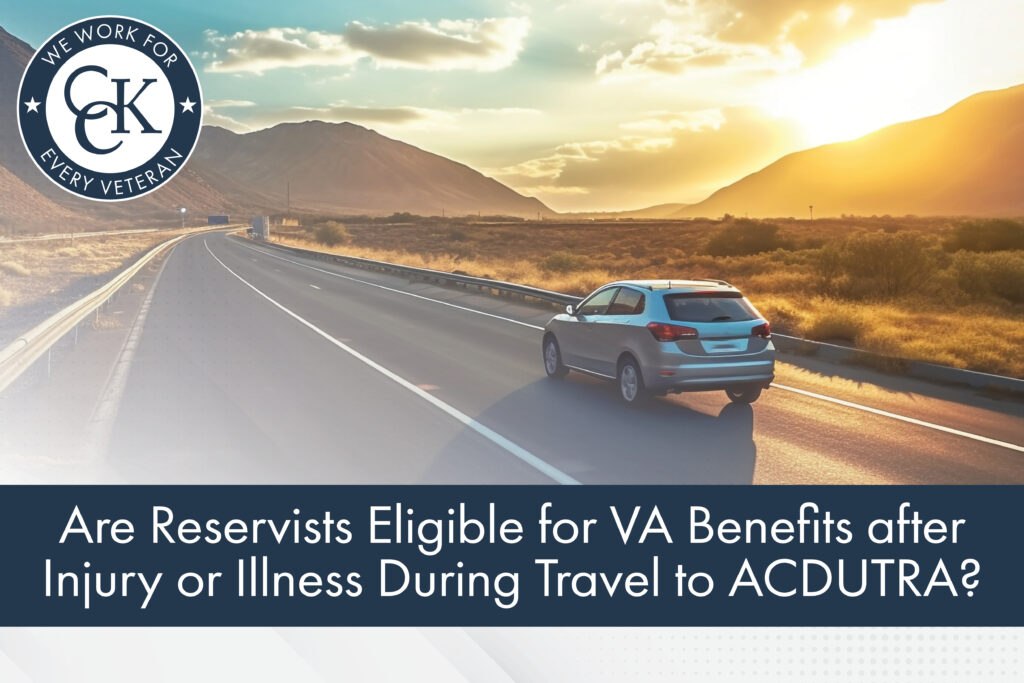 Are Reservists Eligible for VA Benefits After Injury or Illness During Travel to ACDUTRA?